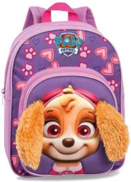 Paw Patrol Rucksack mit lustigen Plüschohren, hellviolett